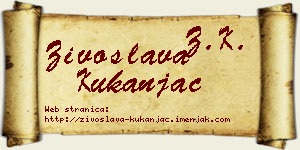 Živoslava Kukanjac vizit kartica